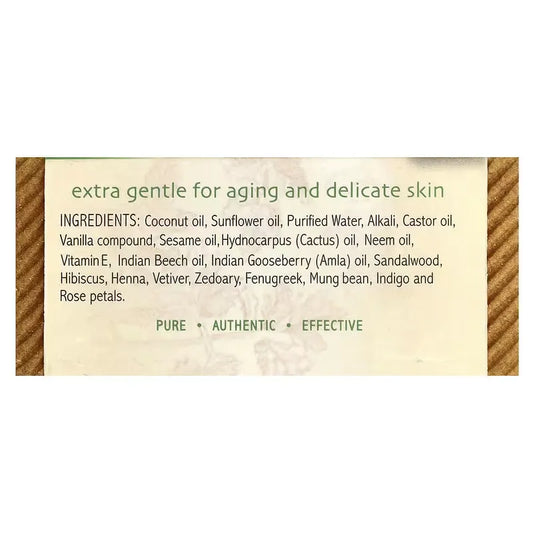 Auromere Jabón en barra ayurvédico con vainilla y neem 78 g Colombia ingredientes Puro y Organico Colombia