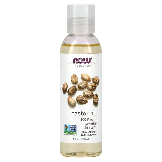 Now Solutions Aceite de Ricino 118ml  - 100% Puro Castor Oil