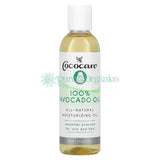 Aceite de Aguacate Cococare  natural para piel y cabello en botella transparente