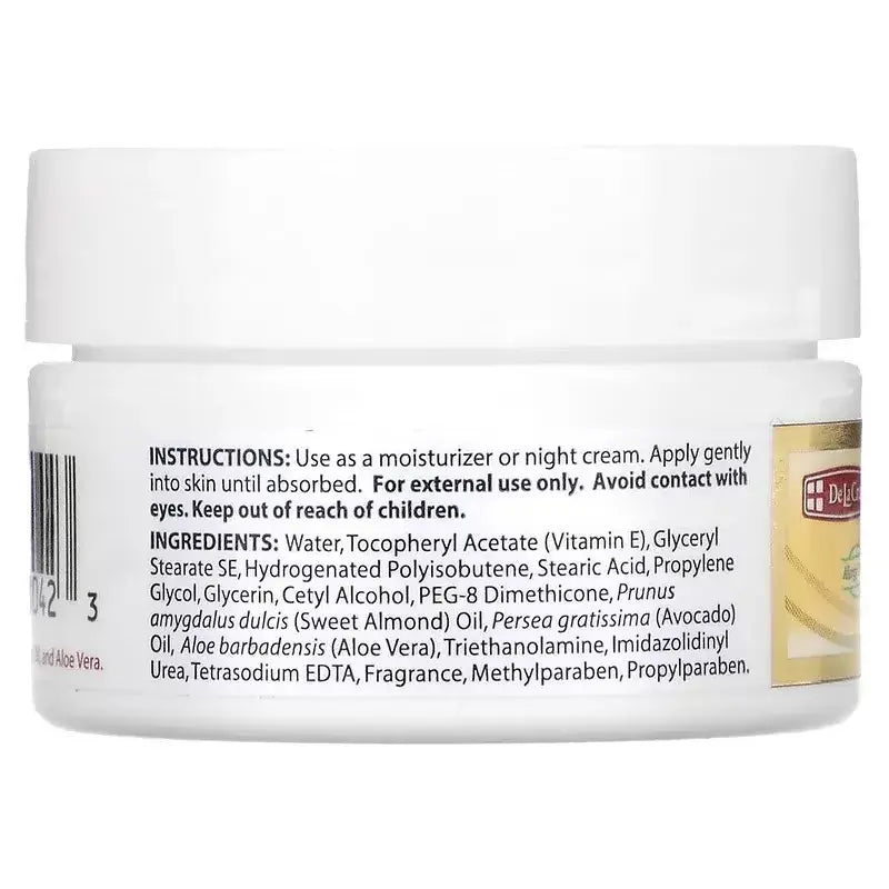De La Cruz Crema De Vitamina E Puro y Organico Colombia etiqueta