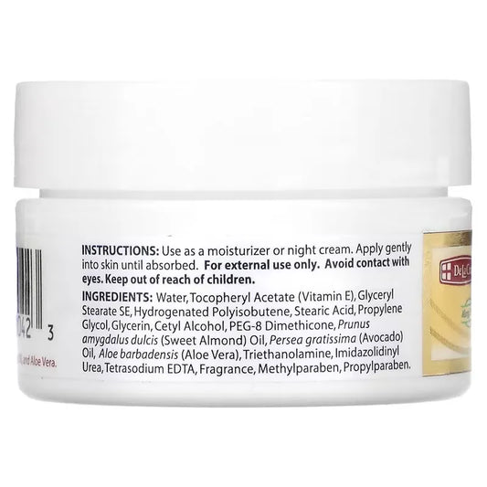 De La Cruz Crema De Vitamina E Puro y Organico Colombia etiqueta