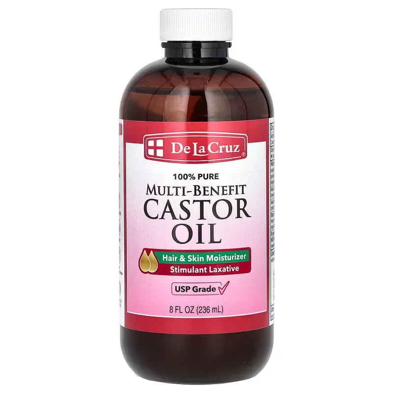 De la Cruz Aceite de Ricino Puro  236ml - Castor Oil Colombia