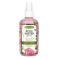 Spray corporal De La Cruz Agua de rosas con aroma natural y sin alcohol en botella de 236 ml