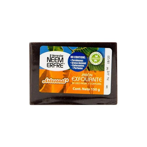 Erfre Jabón Exfoliante Natural con Neem 150gr - Artesanal Colombia