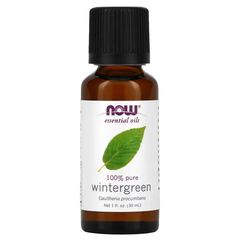 Now Foods Aceite Esencial de Gaultheria Wintergreen 30ml - Puro y Orgánico