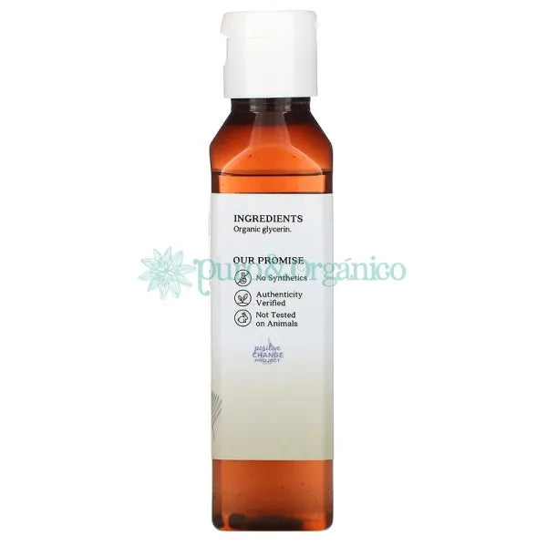 Aura Cacia Glicerina Vegetal Organica 118ml cuidado de la piel Glicerine 4Oz