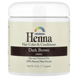 Henna Natural Marrón Oscuro Rainbow 113g Dark Brown - Hena Coloración Vegetal para Cabello