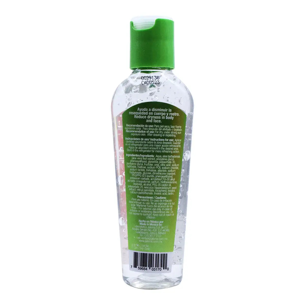 Jaloma Gel Aloe Vera 120ml Hidratacion profunda Baranquilla Bogota