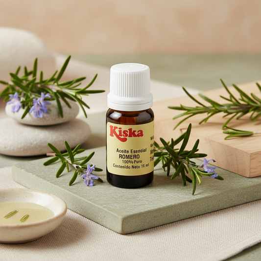 Kiska Aceite Esencial  de Romero 10ml  - 100% Puro y Orgánico Colombia