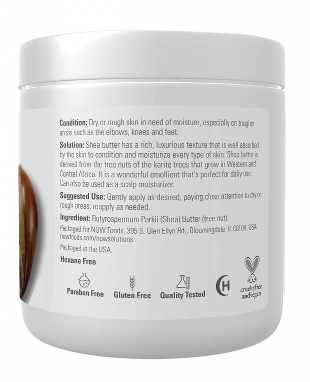 NOW Manteca de Karite 198gr Natural Bogotá, Colombia Shea Butter