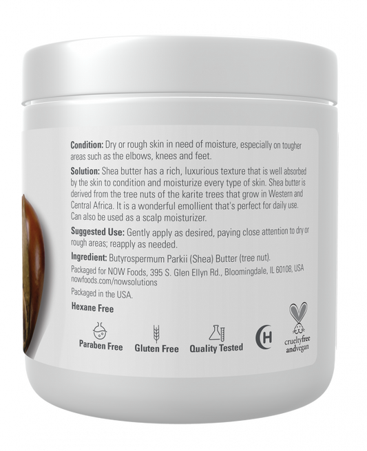 NOW Manteca de Karite 198gr Natural Bogotá, Colombia Shea Butter