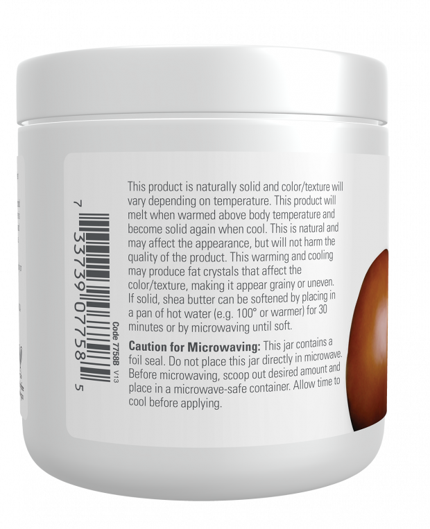 NOW Manteca de Karite 198gr Natural Bogotá, Colombia Shea Butter