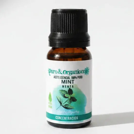 Puroyorganico Aceite Esencial De Menta Puro 100% Natural