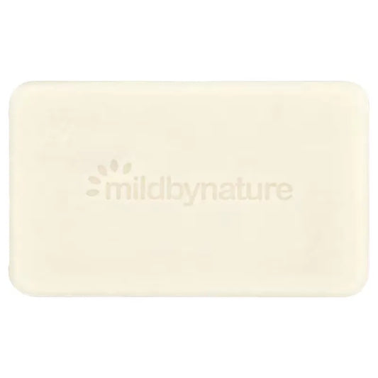 Jabon de Castilla natural Mild By Nature barra de color blanco crema suave para pieles sensibles Colombia