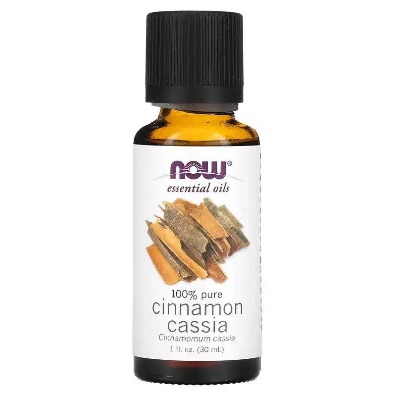 NOW Aceite Esencial de Canela Cinnamomum Cassia 30ml Puro y Organico Colombia