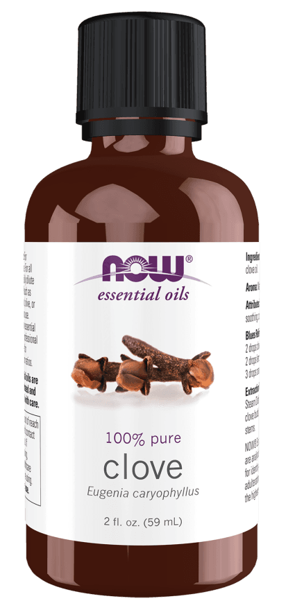 NOW Aceite Esencial de Clavo 59ml Clove Oil Puro Colombia tienda puro y Organico