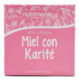 Nutrimania Jabon Artesanal de Miel con Karite 100g | Cacao, Avena y Glicerina