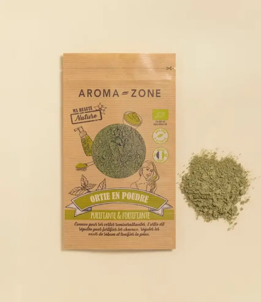 Aroma Zone Polvo de Ortiga 100gr Puro y Organico Colombia puroyorganico