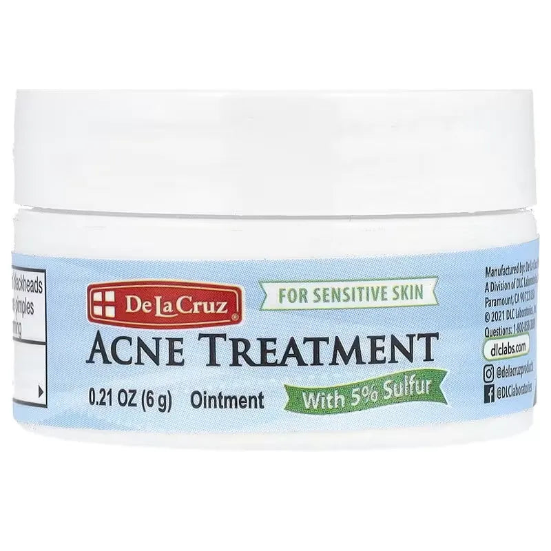 Tratamiento para El Acne De La Cruz con azufre al 5 por ciento para piel sensible comprar en tienda Puro y Organico Colombia