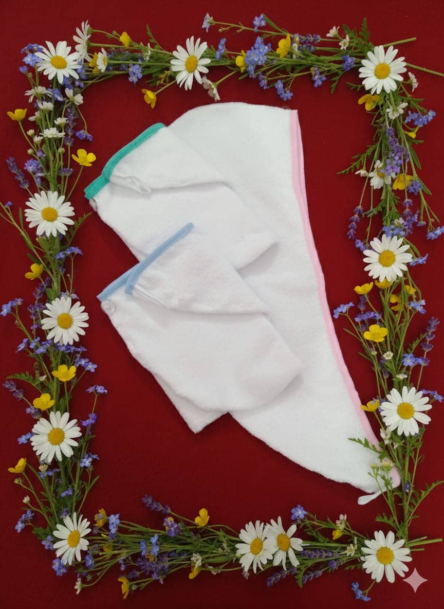 Toalla para Cabello en Microfibra – Secado Rápido y Anti-Frizz, Artesanal 