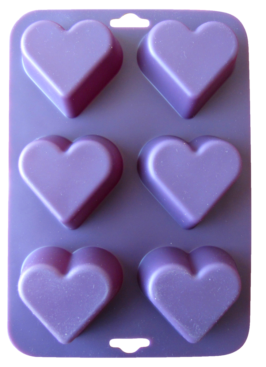 Molde de silicona con cavidades decorativas