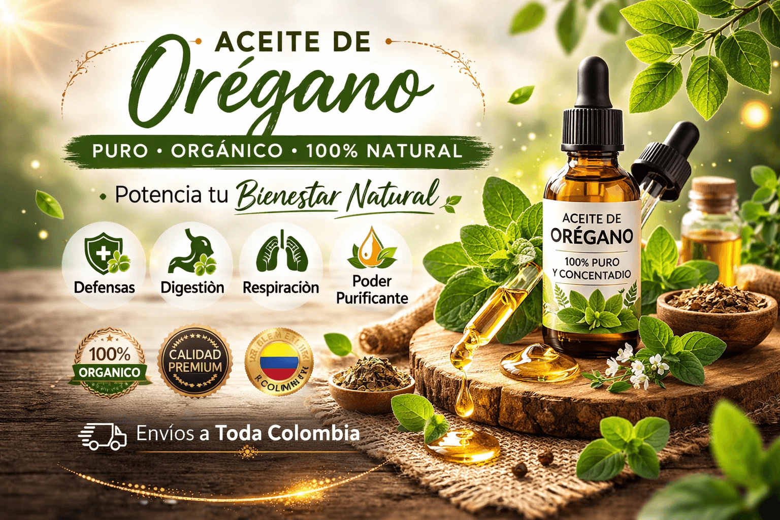 Aceite de Oregano: Beneficios, Usos y Cómo Elegir el Mejor en Colombia
