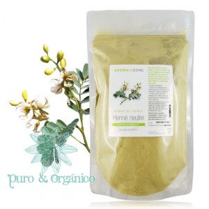 Hena Neutra 250gr  Natural colores neutro Cassia auriculata Puro y Organico Colombia