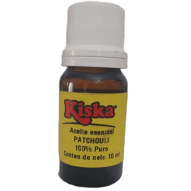 Kiska Aceite Esencial de Patchouli 10ml - Pogostemon cablin - 100% Puro