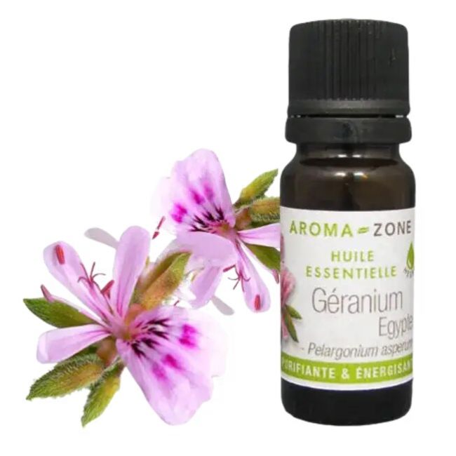 Aroma Zone Aceite Esencial de Geranio 10m Egipto Puro (Pelargonium asperum)