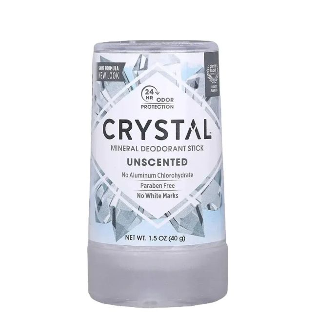Crystal Body Desodorante Alumbre 40gr Natural Sin Aluminio Sin Fragancia