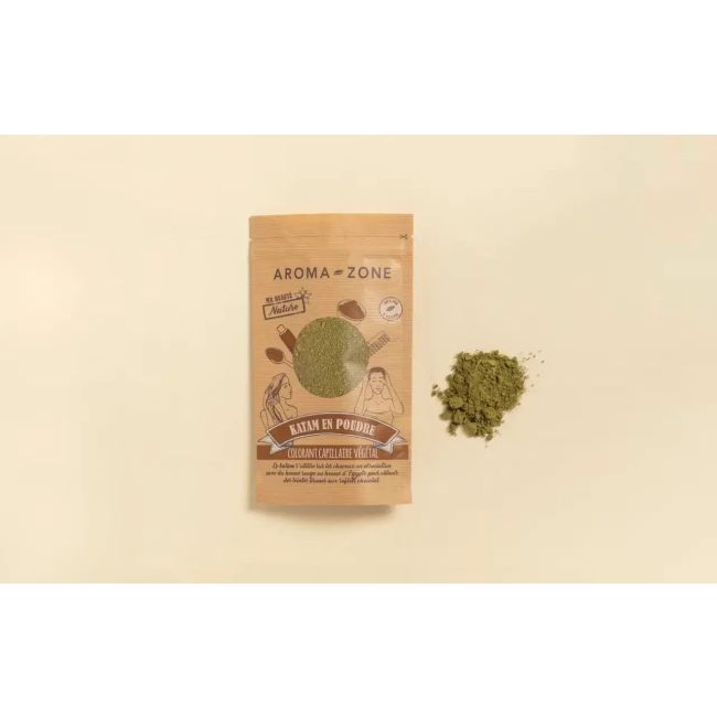 Aroma Zone Katam Polvo Colorante Capilar 100g - Buxus dioica - Henna Natural