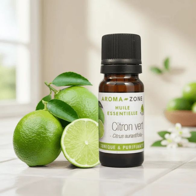 Aroma Zone Aceite Esencial de Lima Orgánico 5ml - Citrus aurantifolia - HEBBD Ecocert
