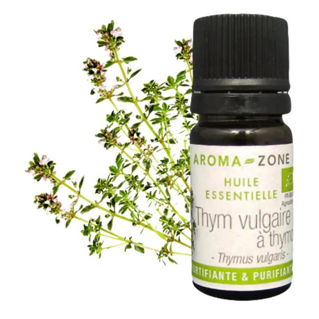 Aroma Zone Aceite Esencial Puro de Tomillo quimiotipo Thymol 10ml