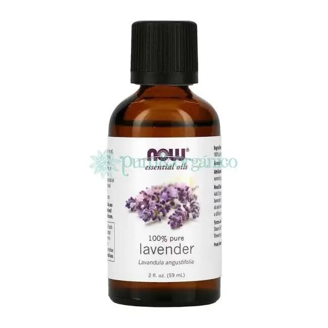 NOW Foods NOW Aceite Esencial De Lavanda 59ml Puro 100% (Lavander oil)