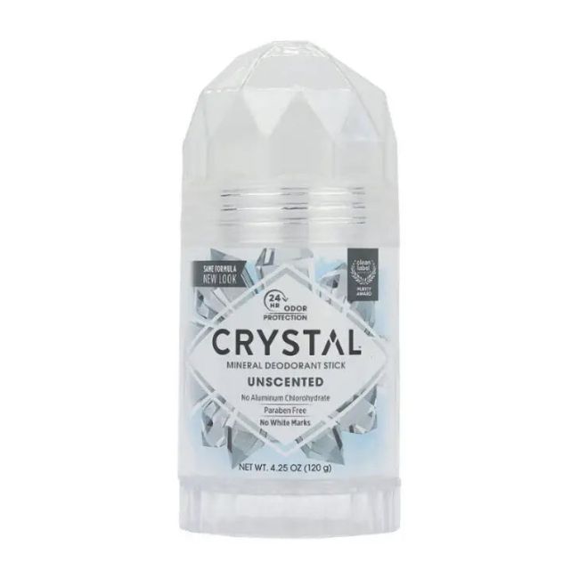Desodorante Natural Piedra de Alumbre 120gr - Crystal Body Sin Perfume
