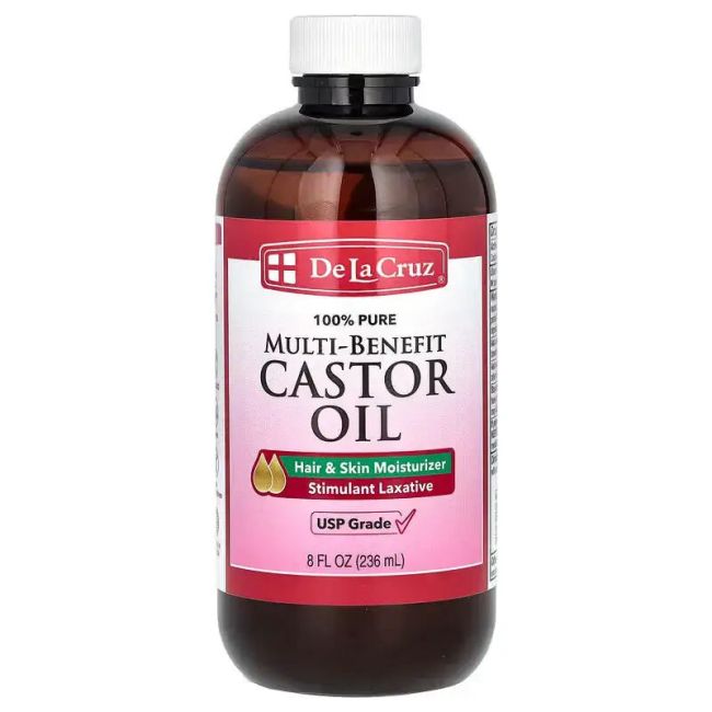 De la Cruz Aceite de Ricino Puro 236ml - Castor Oil Colombia