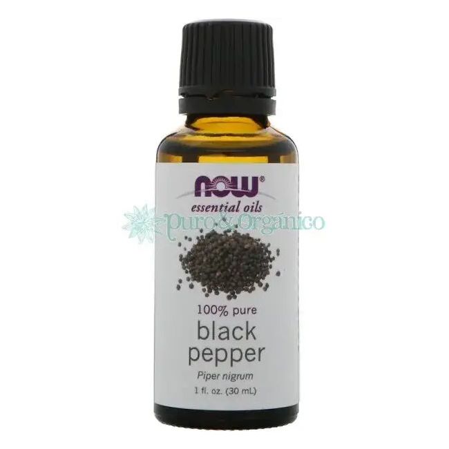NOW Foods Aceite Esencial de Pimienta 30ml 100% Puro Black pepper oil