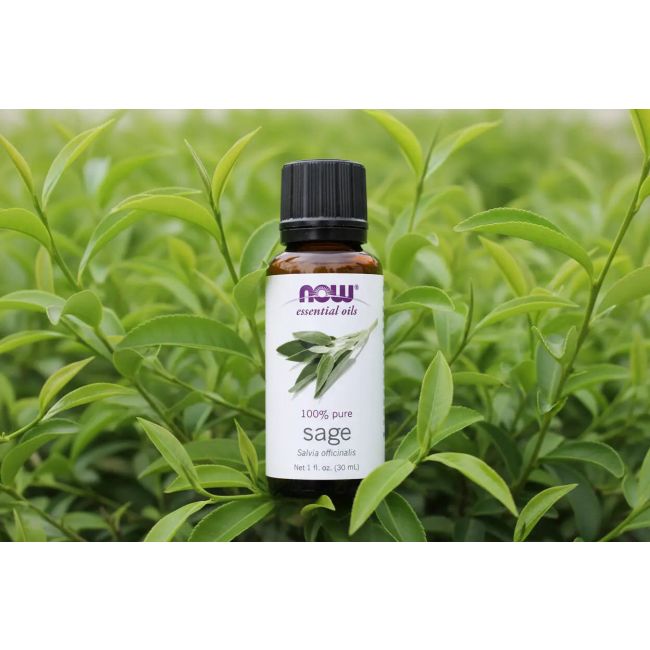 NOW Foods Aceite Esencial de Salvia 30ml 100% Puro - Sage Oil