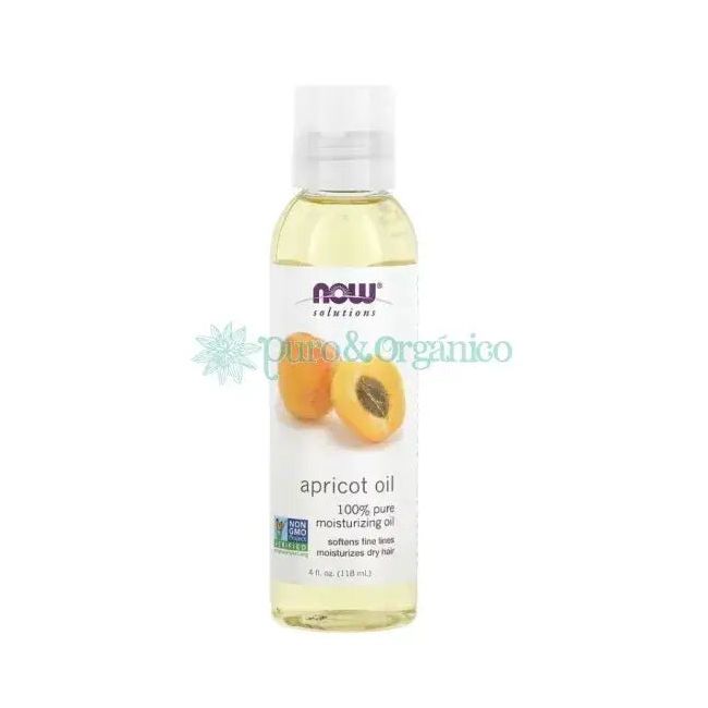NOW Aceite de Albaricoque 118ml de Durazno Puro Apricot oil Bogota