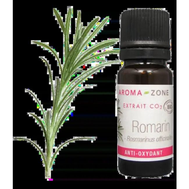 Aroma Zone Extracto CO2 de Romero Orgánico 10ml | Rosmarinus officinalis | Ecocert