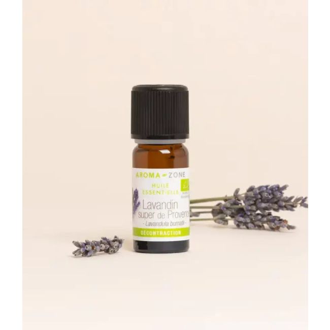 Aroma Zone Aceite Esencial de Lavanda 10ml Lavandin Super Puro  Organico
