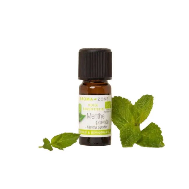Aroma Zone Aceite Esencial De Menta Piperita 10ml Puro Bio Organica