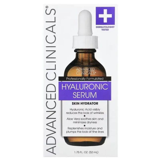 Advanced Clinicals Serum De Acido Hialuronico Hidratante 52ml Anti Edad