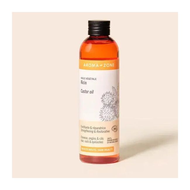 Aroma Zone Aceite de Ricino Orgánico 250ml | Ricinus communis | Ecocert Prensado en Frío