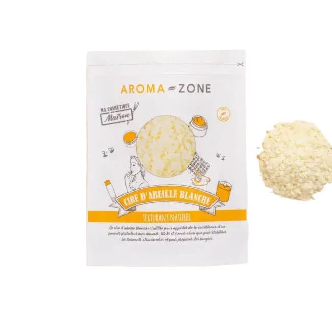 Aroma Zone Cera de Abejas Blanca Purificada 30g | Cera Alba | Ingrediente Cosmético DIY