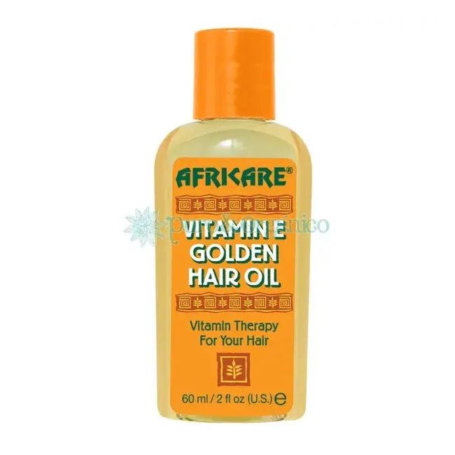 Cococare Africare Aceite dorado para el cabello con vitamina E, 60 ml