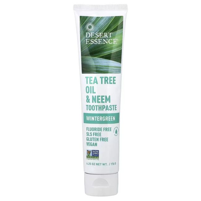 Desert Essence Pasta dental  con aceite de árbol de té y neem  176 gr
