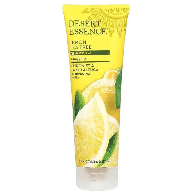 Desert Essence Shampoo Limón y Árbol de Té 237ml  - Purificante Natural