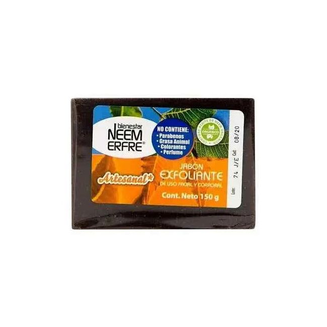 Erfre Jabon Exfoliante Natural Con Neem 150gr Artesanal Colombia