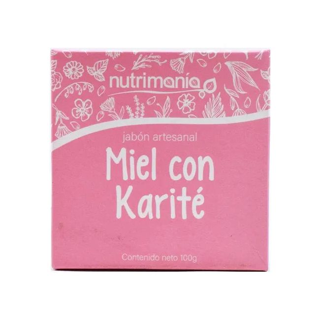 Nutrimania Jabon Artesanal de Miel con Karite 100g | Cacao, Avena y Glicerina